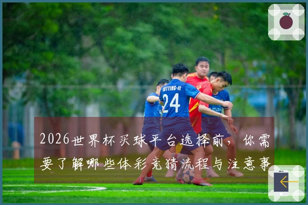 2026世界杯买球平台选择前，你需要了解哪些体彩竞猜流程与注意事项